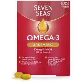 Seven Seas Omega 3 & Turmeric 30 Day Duo Pack