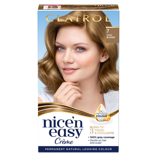 Clairol Nice'n Easy Creme Hair Dye 7 Dark Blonde