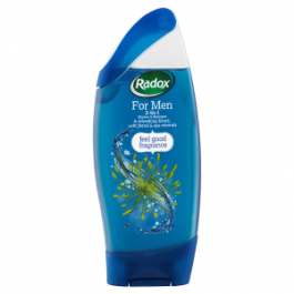 Radox For Men Shower & Shampoo 2-in-1 with Fennel and Sea Minerals 250ml
