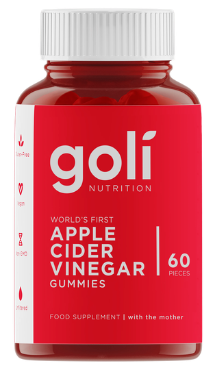 Goli Nutrition Apple Cider Vinegar Gummies, 60 Pieces