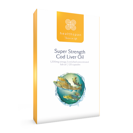 Super Strength Cod Liver Oil 1,200mg - 120 capsules