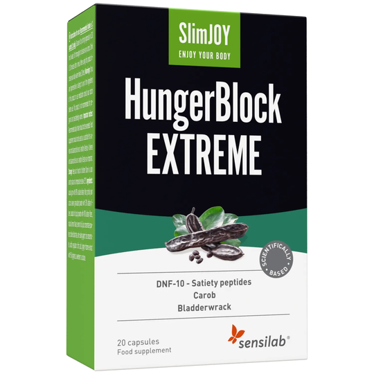 HungerBlock | Strong natural appetite suppressant | Optimal for fighting sugar cravings | 10-Day Programme | 20 capsules | SlimJOY