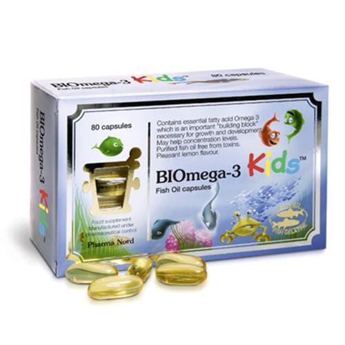 Pharma Nord Bio Omega 3 Kids, 80 Capsules