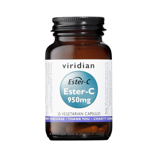Viridian Ester-C, 950mg, 30 VCapsules