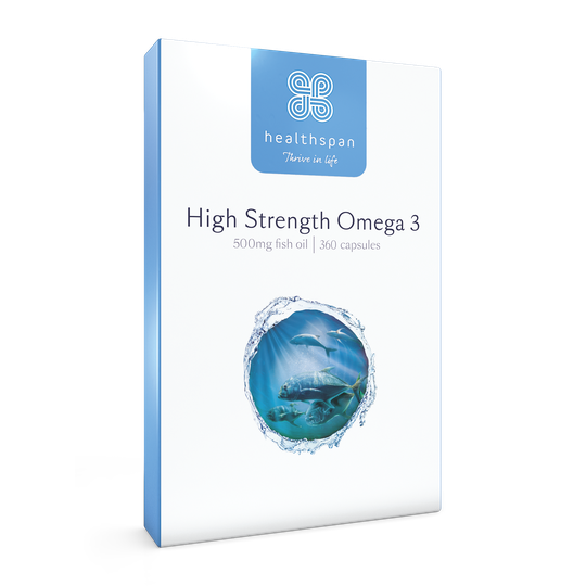 High Strength Omega 3 500mg - 360 Capsules