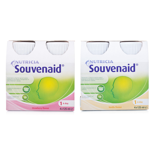 Nutricia Souvenaid Assorted Vanilla/Strawberry Case - 72x125ml Bottles