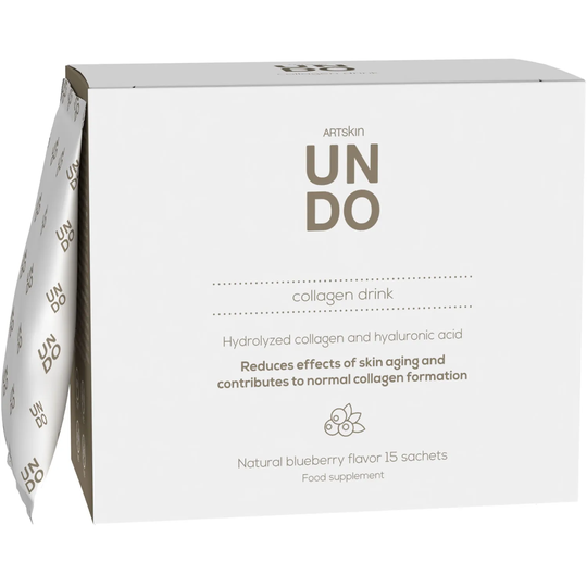 UNDO Collagen Drink | High-Quality Collagen Drink With Patented Hydrolyzed Collagen Naticol️® And Hyaluronic Acid | 15 Servings | Sensilab