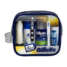 Gillette Mach 3 Travel Set - Suitable for Hand Luggage