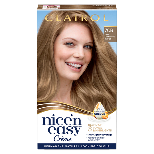 Clairol Nice'n Easy Creme Hair Dye 7CB Dark Champagne Blonde