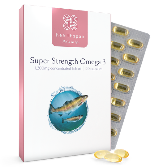 Super Strength Omega 3 1,200mg - 120 Capsules