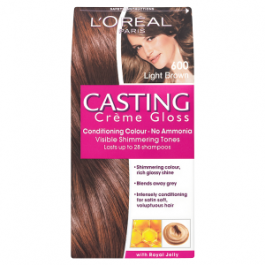LOreal Paris Casting Creme Gloss Conditioning Colour 600 Light Brown - Pack of One