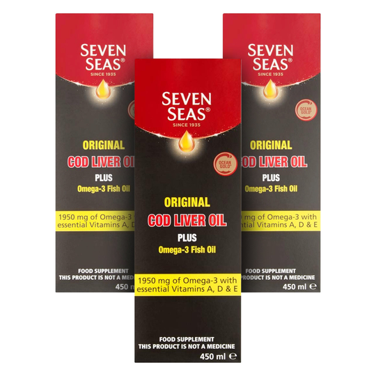 Seven Seas Pure Cod Liver Oil Liquid 450ml