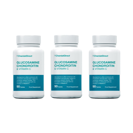 Chemist Direct Glucosamine Chondroitin & Vitamin C Tablets