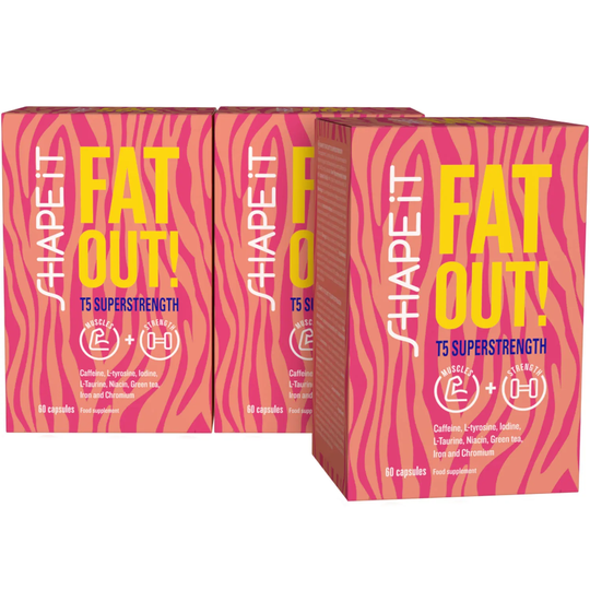 3x T5 Fat Burner Fat Out! T5 Superstrength | 3x 60 capsules | Sensilab
