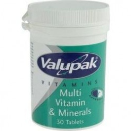 Valupak Multi Vitamin & Minerals 25 Tablets