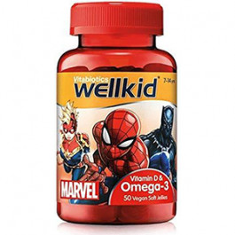 VItabiotics Wellkid Vitamin D & Omega 3 - 50 Soft Jellies