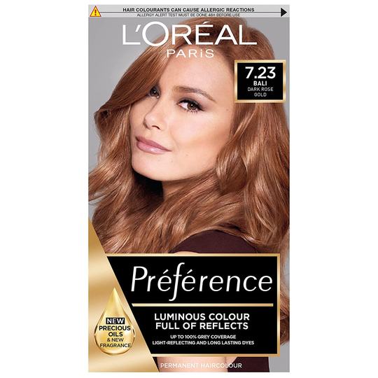 L'Oreal Paris Preference Infinia 7.23 Rich Rose Gold Hair Dye