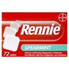 Rennie Spearmint 72 Tablets