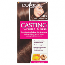 LOreal Paris Casting Creme Gloss Conditioning Colour 415 Iced Chocolate - Pack of One
